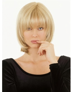 Hairstyles Blonde Monofilament Chin Length Lace Wigs