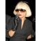 Hairstyles Blonde Straight Chin Length Lady Gaga Wigs