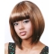 Faddish Auburn Straight Chin Length African American Wigs