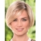 Elegant Monofilament Blonde Chin Length Lace Wigs