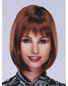 Amazing Monofilament Straight Chin Length Lace Front Wigs