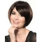 Comfortable Black Lace Front Chin Length Wigs