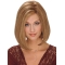 Sleek Blonde Bobs Chin Length Synthetic Wigs