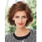 Chin Length Monofilament Synthetic Curly Classic Wigs