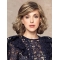 10" Curly Chin Length Without Bangs Remy Human Hair Wigs