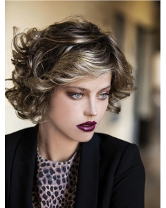 Monofilament Brown Layered 10" Wigs Medium