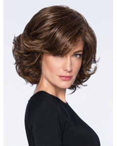 Brown Classic Women'S Curly Synthetic Wigs
