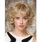 Fabulous Curly Design Chin Length Blonde Layered Wigs