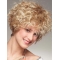 Amazing Blonde Chin Length Curly With Bangs Popular Wigs