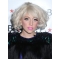 Sleek Curly Chin Length Lady Gaga Wigs
