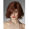 Amazing Chin Length Curly Red Layered Beautiful Wigs