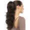 Suitable Brown Wavy Long Synthetic Clip in Hairpieces
