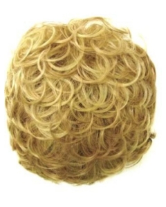 Traditiona Blonde Curly Short Clip in Hairpieces