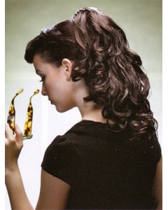 Synthetic Brown Impressive Ponytails