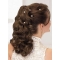 Fashionable Brown Curly Long Ponytails Hairpieces