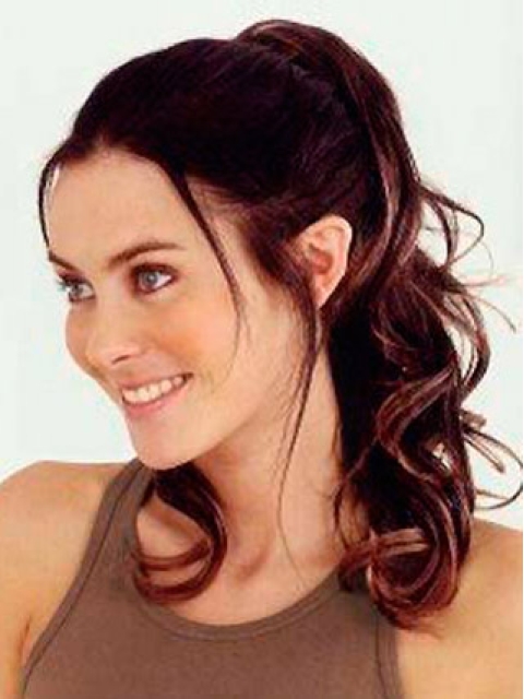 Synthetic Long Auburn Incredible Ponytails