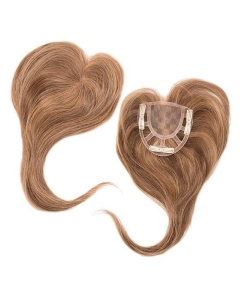 Add On Crown Topper | Heat Friendly/Human Hair Blend Top piece (Monofilament Base) 