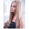 20" Long  100% Hand-tied Lace Front Blonde Layered Human Hair Wigs