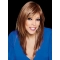  Attractive  18'Long Straight Capless  With Bangs Wendy Williams Remy Human Hair Women Wigs