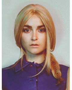 16" Long Straight  Lace Front Synthetic Women Wigs