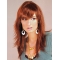 Auburn Layered Straight Capless  Long Synthetic Women Wigs