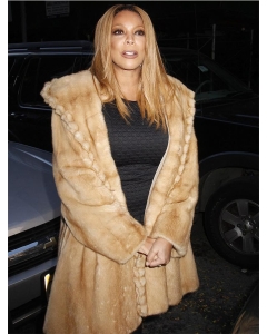 18 Inch Long Straight Capless Blonde Celebrity  Human Hair Women Wigs for Wendy Williams