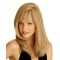 Popular 18'' Long Straight Blonde Monofilament Top 100% Hand-Tied Remy Human Hair Women Wigs