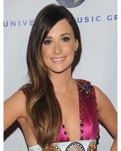 Ombre 20" Long Straight Lace Front Kacey Musgraves Synthetic Women Wigs