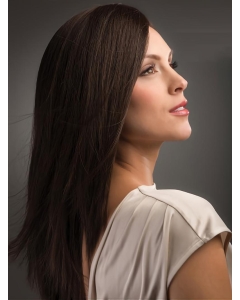 20'' Comfortable Brown  Long Straight  Capless Synthetic Women Wigs
