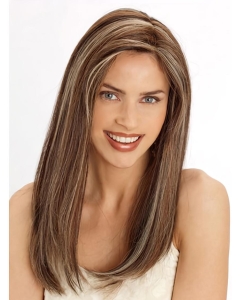 22'' Straight Long Discount Monofilament Lace Front Remy Human Hair Women Wigs