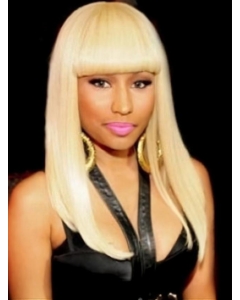 18'' Long Suitable Capless Blonde Straight Synthetic Women Nicki Minaj Wigs