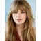 20'' High Quality Long Straight Capless Blonde With Bangs Remy Human Hair Taylor Swift Women Wigs