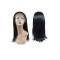 14'' Long Stylish Black Straight Full Lace Remy Human Hair Women Wigs