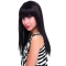 20'' Gentle Black Straight Capless Long 100% Remy Human Hair Women Wigs