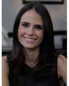 16'' Straight Black Capless Long Synthetic Women Jordana Brewster Wigs