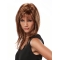 Traditional Brown Capless Straight Synthetic  Long Women Wigs