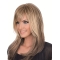 Brown Straight Full Lace Synthetic Stylish Long Women Wigs