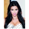 20'' Long Black Straight Lace Front Kim Kardashian Oriental  100% Human Hair Women Wig