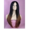 26 Inch Long Straight Lace Front 100% Remy Hair Women Ombre Wigs