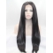 27" Long Straight Black Lace Front Layered Synthetic  Women Wigs