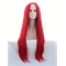 33'' Long Straight Without Bangs Lace Front Red  Synthetic Women Wigs