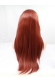 32'' Long Straight Lace Front  Auburn  Layered Synthetic Women Wigs