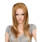 16''  Modern Straight Blonde Without Bangs Monofilament Lace Front  Human Hair Long Women Wigs