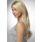 26'' Blonde Straight Without Bangs Capless Synthetic Pleasing Long Women Wigs