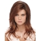 18'' Easy Srtaight Monofilament Lace Front Auburn  Long Glueless Synthetic Women Wigs