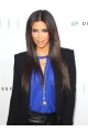 Unique Brown Straight Without Bangs Capless Long Synthetic Kim Kardashian Wigs