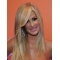 16'' Popular Blonde Straight Lace Front Long Humman Women Kim Zolciak Wigs