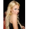 Stylish Blonde Straight 100% Hand-Tied Monofilament  Long Synthetic Women Paris Hilton Wigs