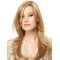  18" Wavy Long Blonde Monofilament Lace Front High Quality Synthetic Women Wigs