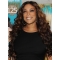 26'' Wavy Withtout Bangs Full Lace Synthetic Wendy Williams Long Women Wigs